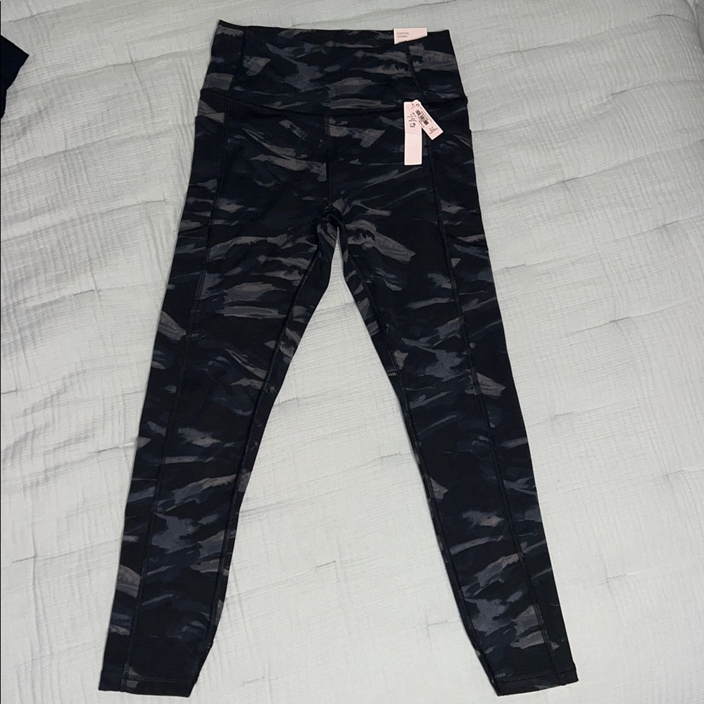 Victoria's Secret Black Camouflage Leggings